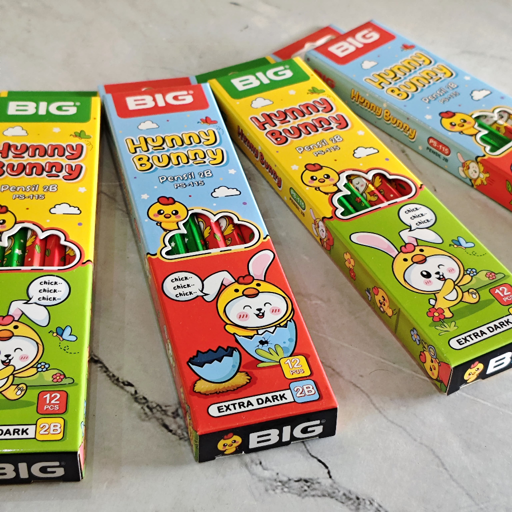 

SELUSIN ( 12 PCS ) Pensil 2B Kayagi / BIG Motif Anak