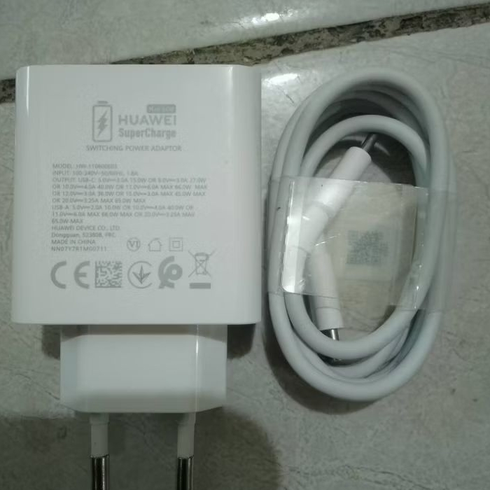 Charger MateBook Huawei D14 D15 D16 Copotan Bawaan 66wat