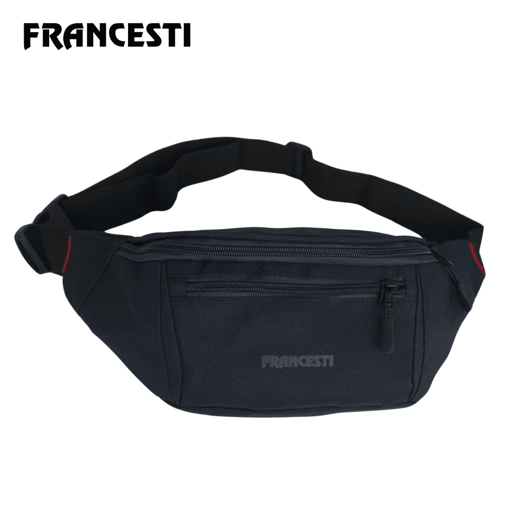 Francesti Tas Pinggang Pria/Wanita 9513 Waist Bag Blue/GreyTas pinggang,punggung stylist