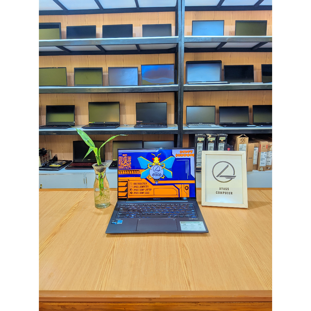 ASUS ZENBOOK 14X OLED Q410VA Intel Core Evo i5-13500H Ram 8GB DDR5 SSD 512GB M.2 NVMe Intel Iris Xe 