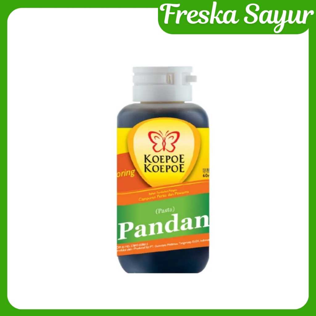 

Koepoe-Koepoe Pasta Pandan 60 ml I Rahasia Kue Wangi & Lembut Ala Toko