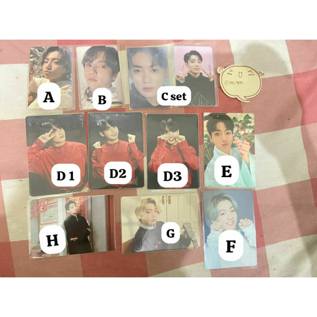 Official Photocard PC MPC BTS Jungkook / Jk