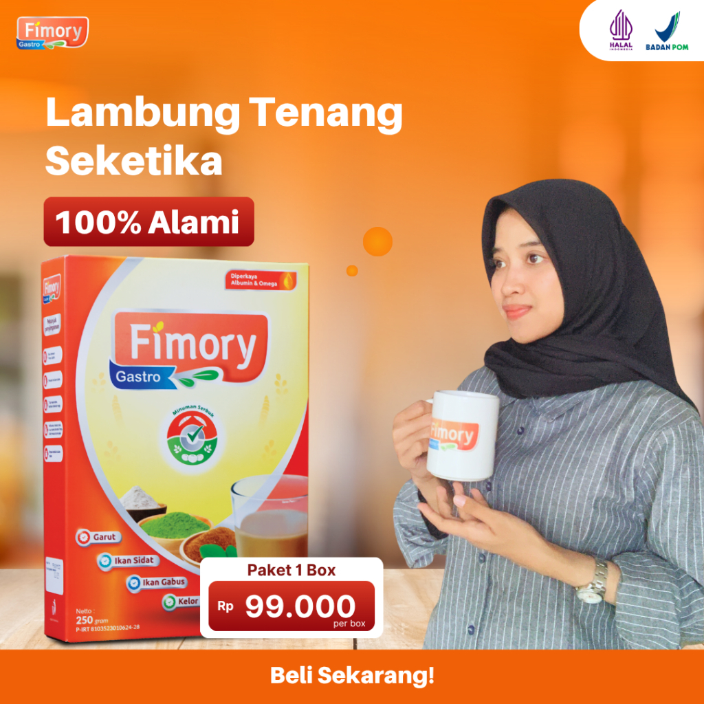 

Fimory Gastro Sereal Umbi Garut Ampuh Atasi Asam Lambung Gerd Maag Dan Tukak Lambung - Original