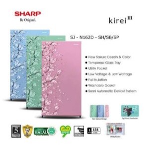 DVN KULKAS SHARP 1 PINTU SJN 162 LEMARI ES SHARP 1 PINTU