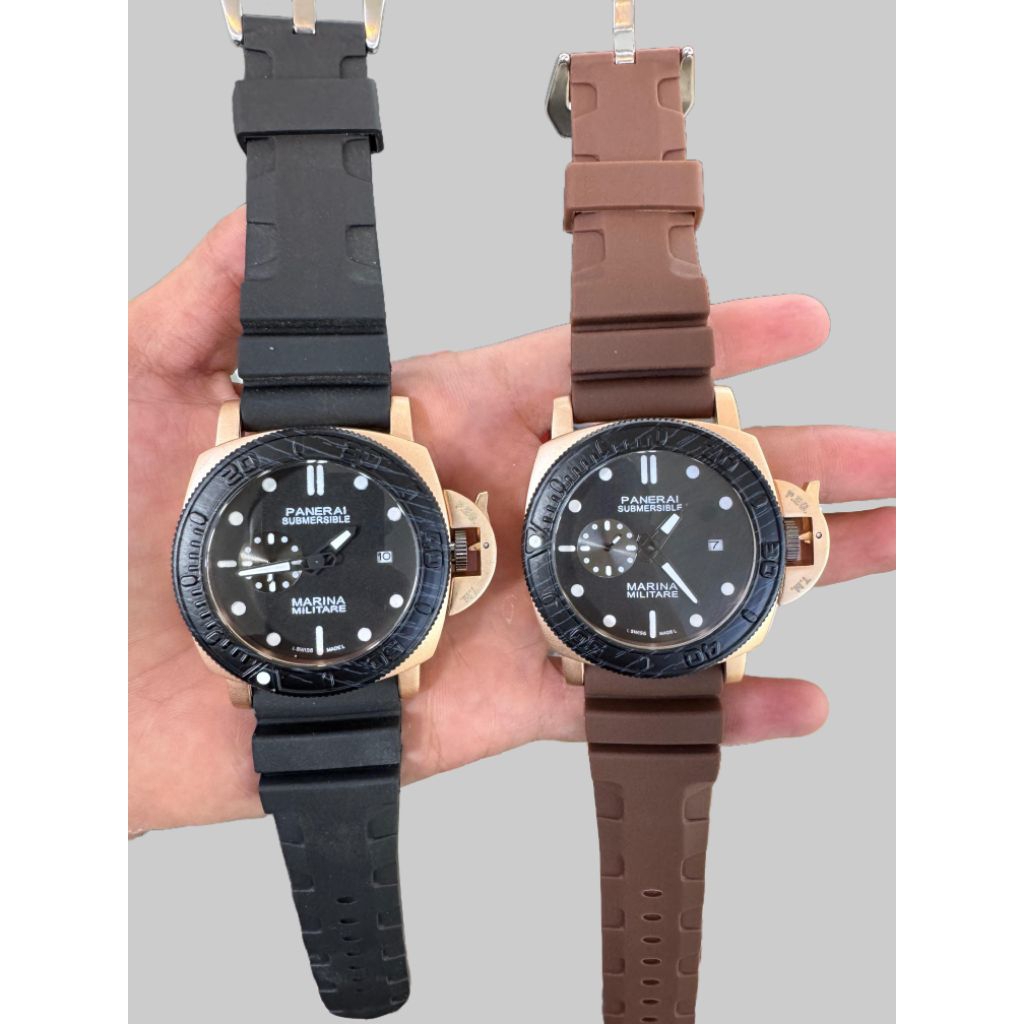 jam tangan pria tali karet