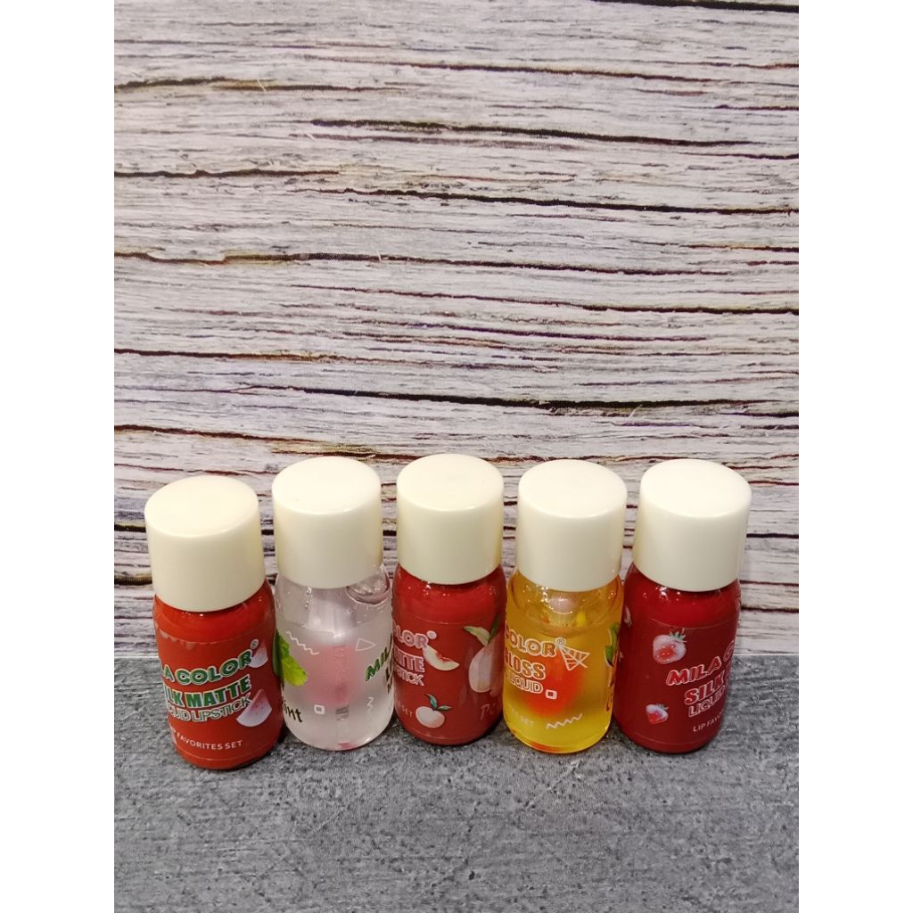 XH-044 LIPGLOSS MINI MILA COLOR LIP MAGIC LIQUID isi 5pcs
