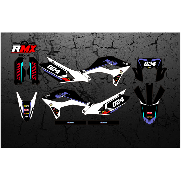 DECAL KLX 230 SM 2024 FULLBODY (008) DEKAL STIKER KLX 230 R S SE 2025 HITAM HIJAU, MERAH, KUNING, BI