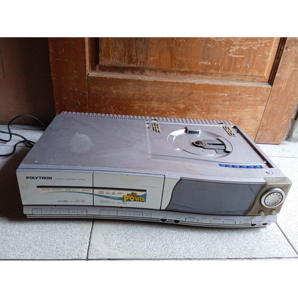 Polytron BB 2302M, hidup power tidak keluar suara