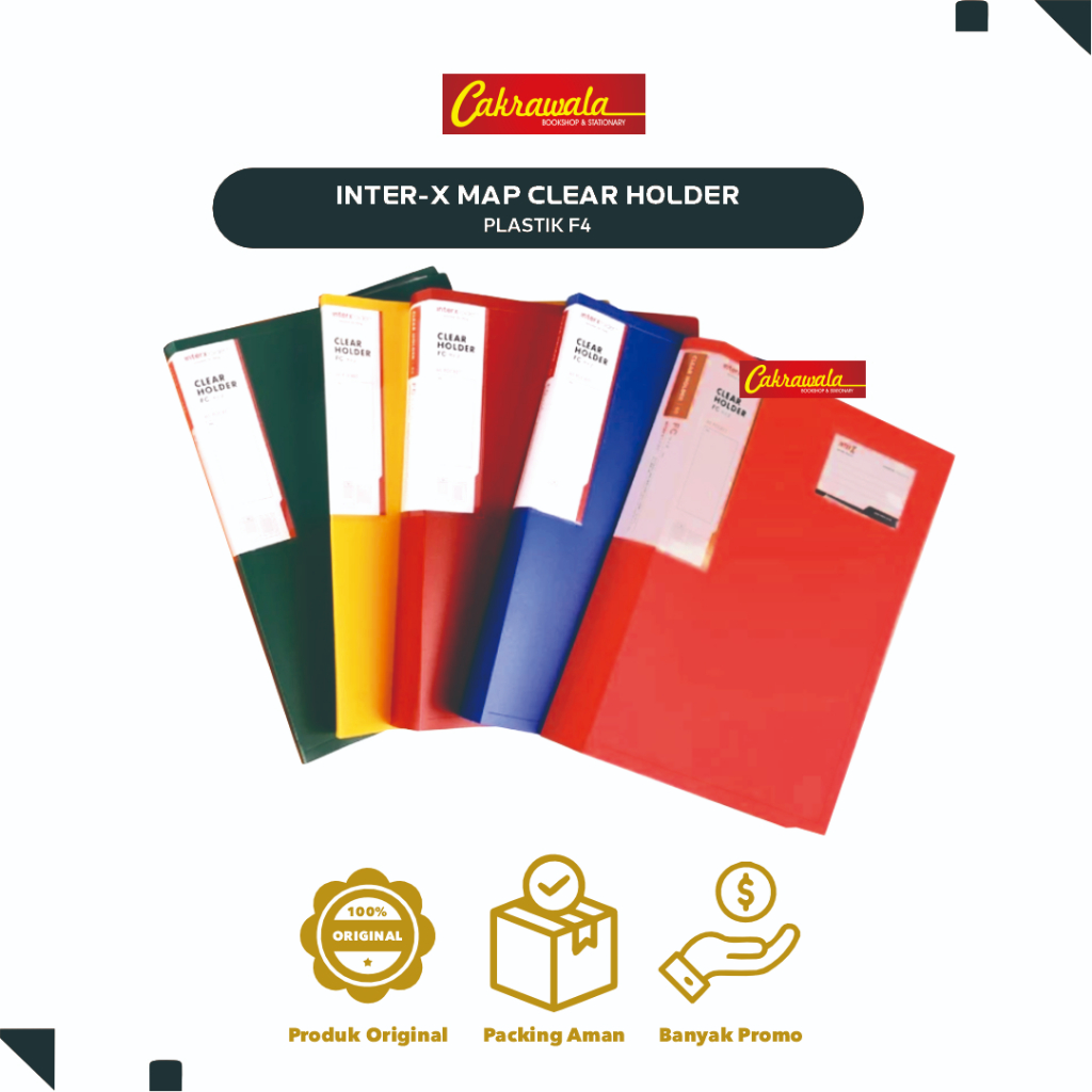

INTER-X MAP CLEAR HOLDER PLASTIK F4