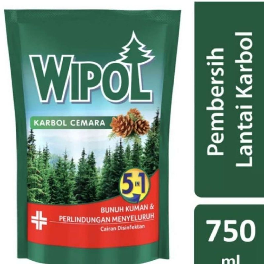 Wipol 750ml Pembersih Lantai 1 Dus