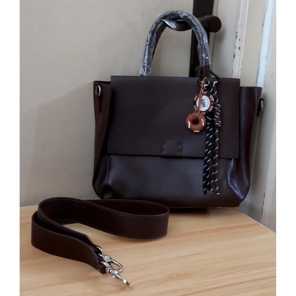 Tas Hemastian Vintage Dark Coffee 2 ruang