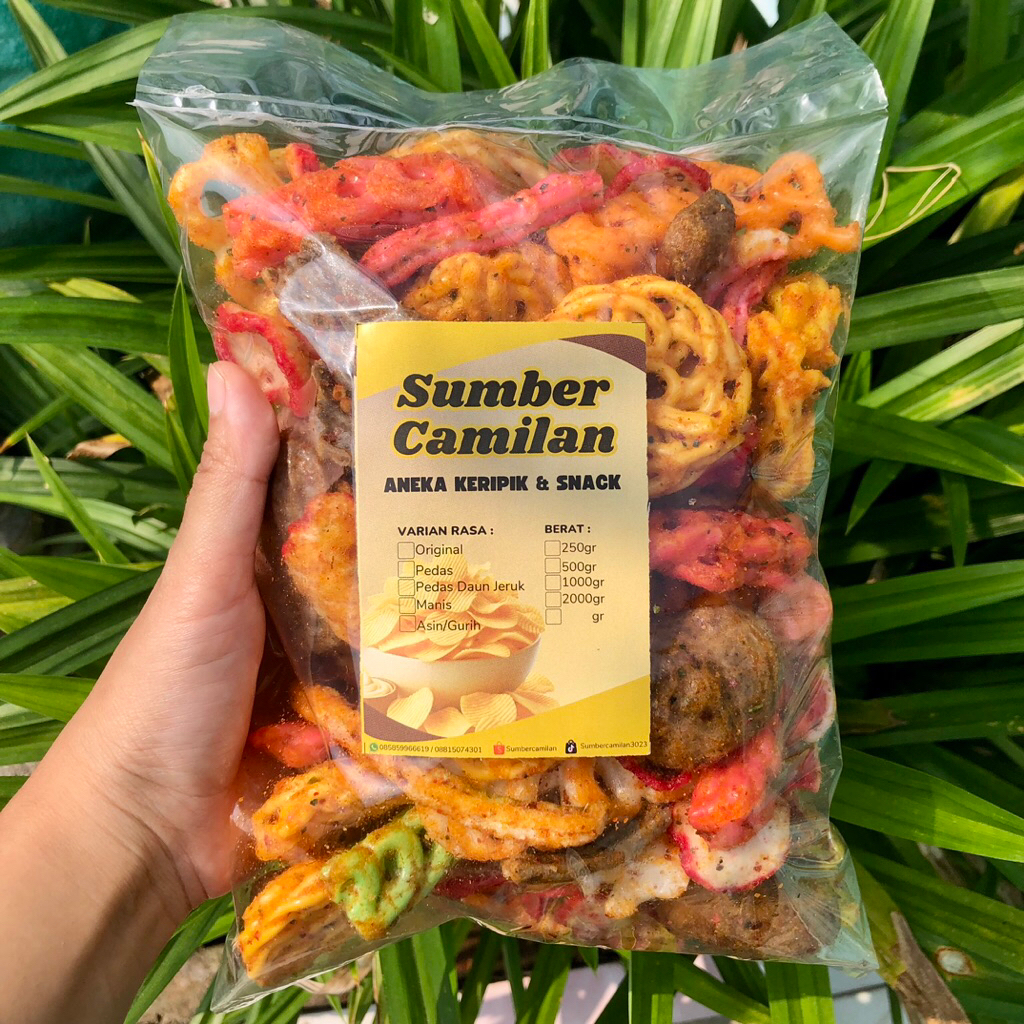 

Kerupuk Seblak Mix Pedas Daun Jeruk Full Bumbu // Sumbercamilan