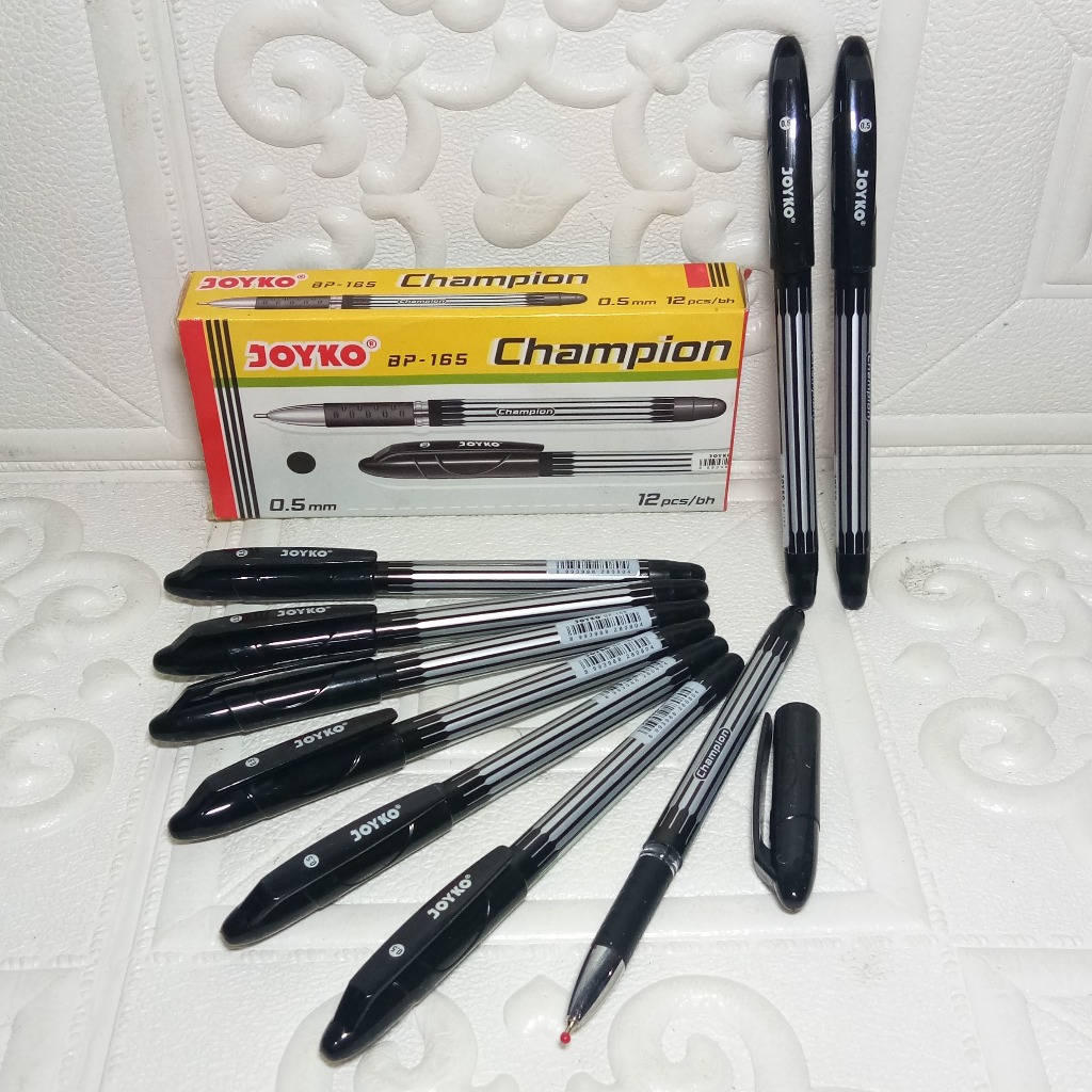

Ball Pen / Pulpen / Pena Joyko BP-165 / champion / 1 BOX 12 PCS / 0.5 mm