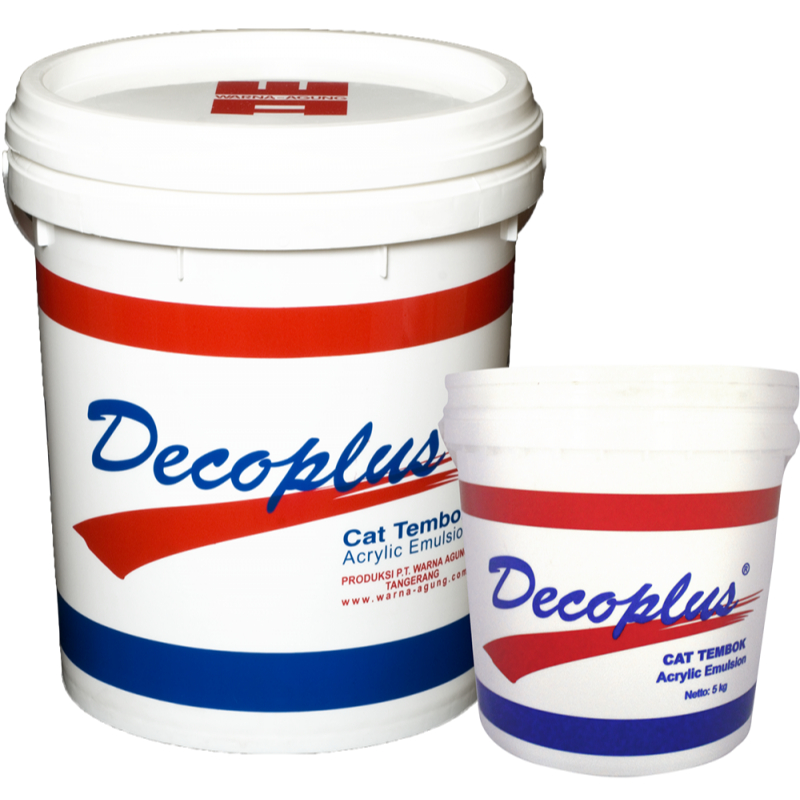Cat Tembok WARNA AGUNG PAINTS Decoplus Acrylic Emulsion Interior  5 kg