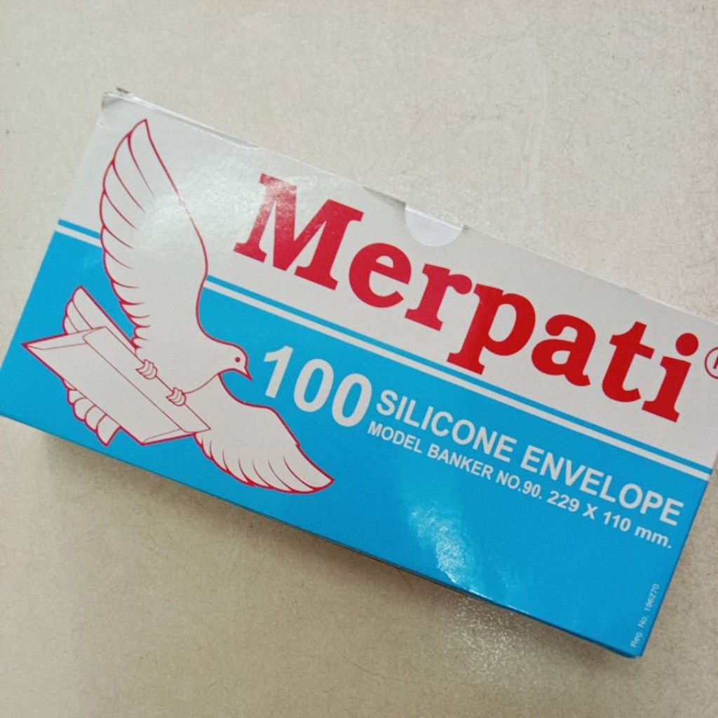 

AMPLOP PUTIH POLOS LEM MERPATI MERK KIKY 90 UKURAN 228 X 110MM ISI 100LEMBAR (1 PACK)