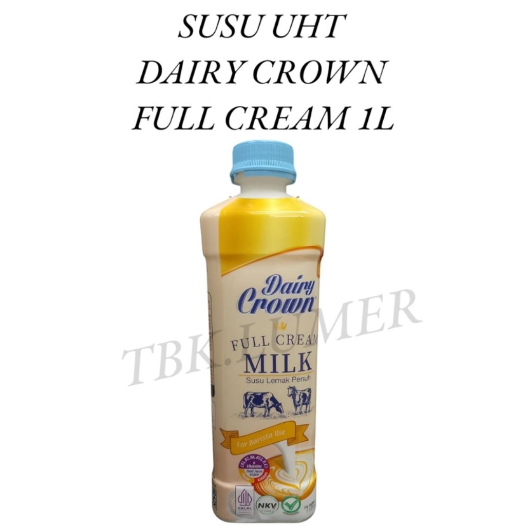 

SUSU UHT DAIRY CROWN FULL CREAM 1L