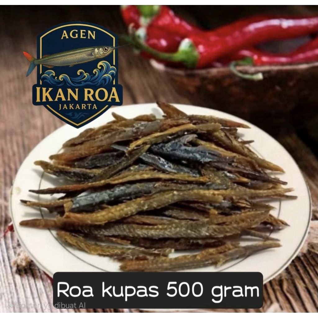 

Ikan Roa asap Kupas daging punggung berat 500 gram tanpa tulang