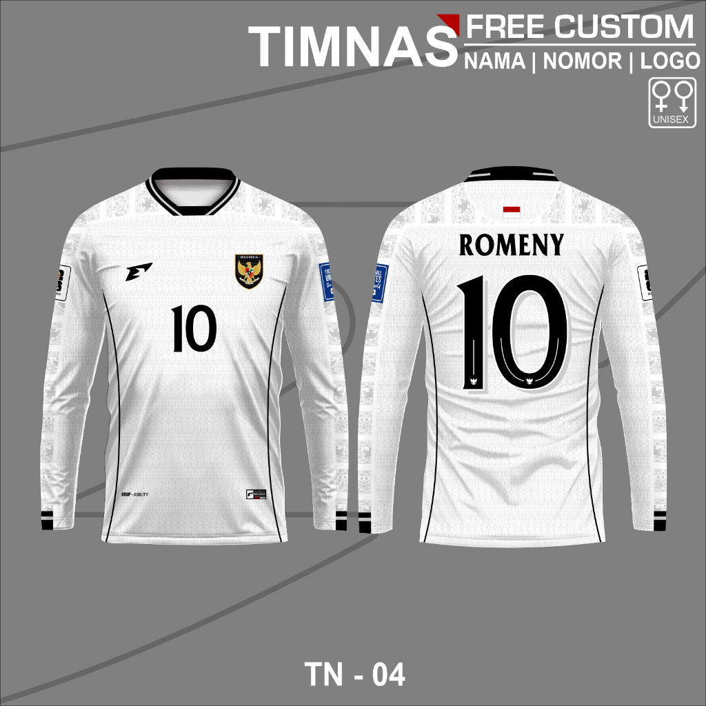 Jersey Timnas away terbaru 2025 baju sepak bola timnas indonesia kualifikasi piala dunia 2026 free c