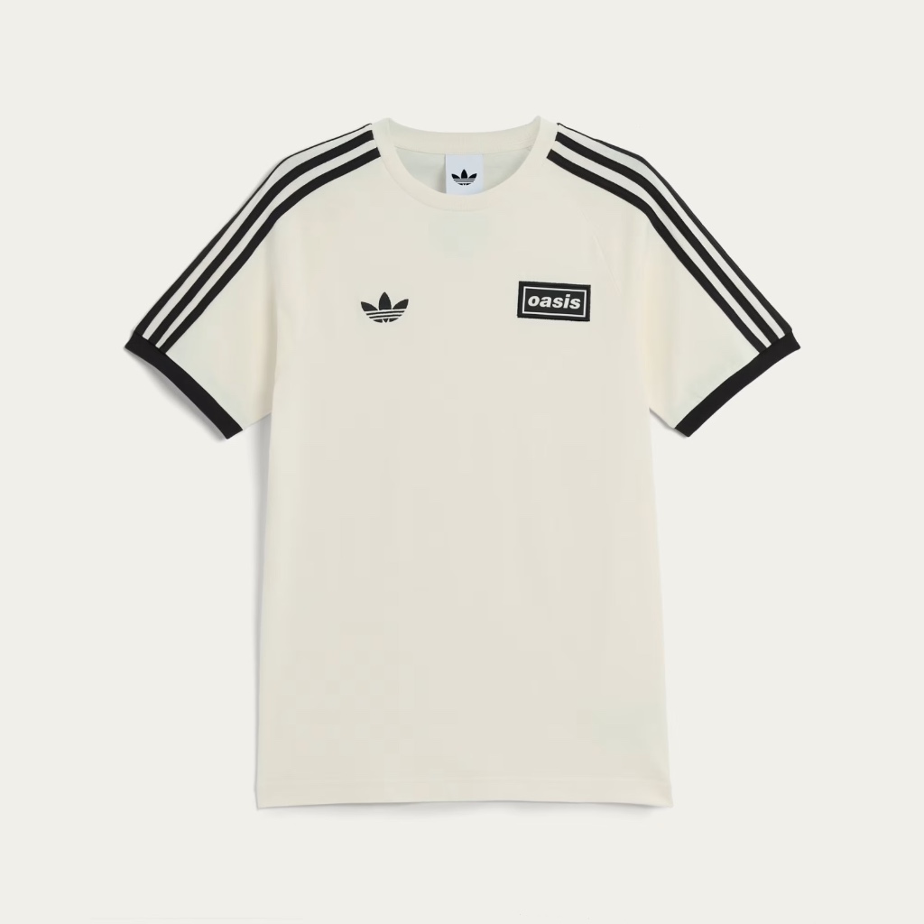 Adidas Originals X Oasis T-Shirt Cream White BNIB Original Resmi KT3446