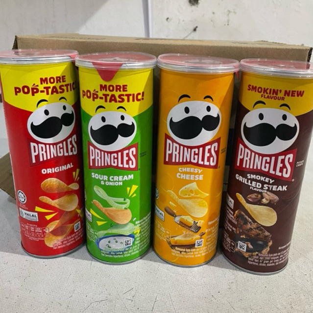 

Pringles Potato chips keripik kentang 102gr