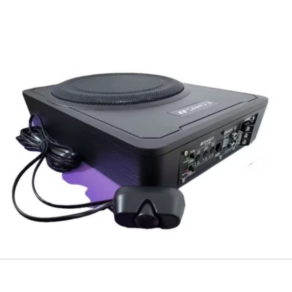 Subwoofer aktif slim Sansui 8inch subwoofer kolong