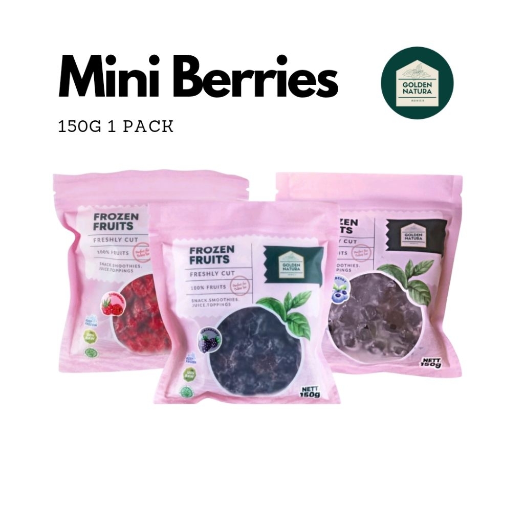 

Golden Natura Mini Berries 150g/ Premium Frozen Fruits