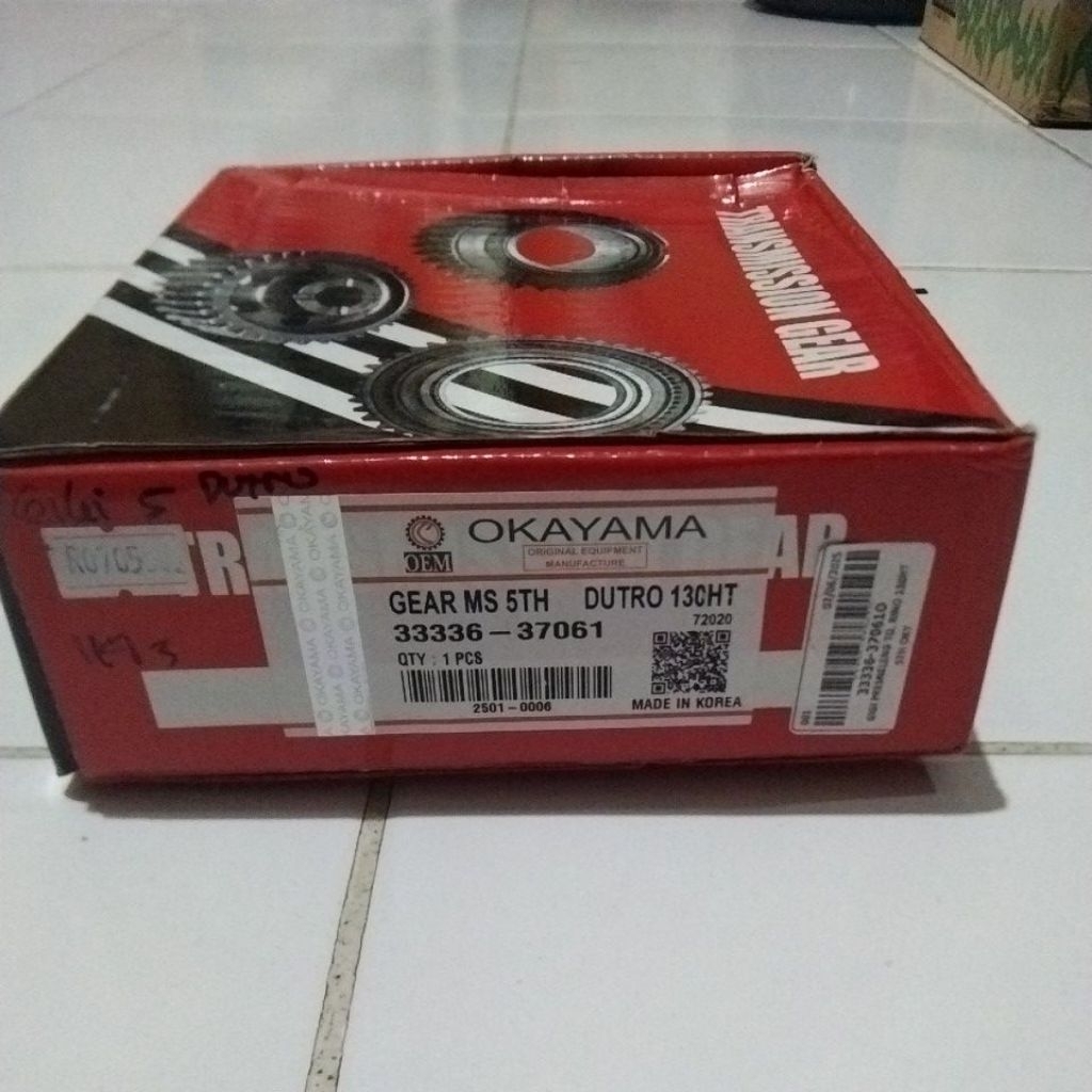 Gigi 5 Dutro 130 ht merk okayama