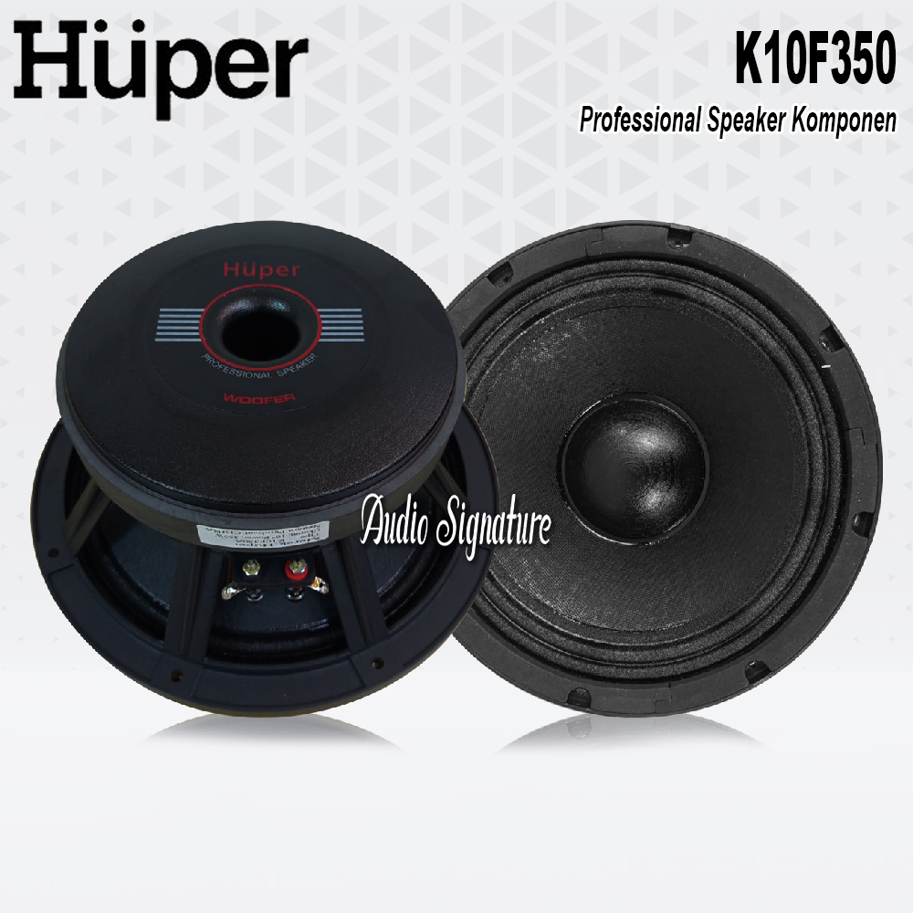 Komponen Speaker 10 Inch HUPER K10F350 | K10 F350 Original MAX 700 Watt