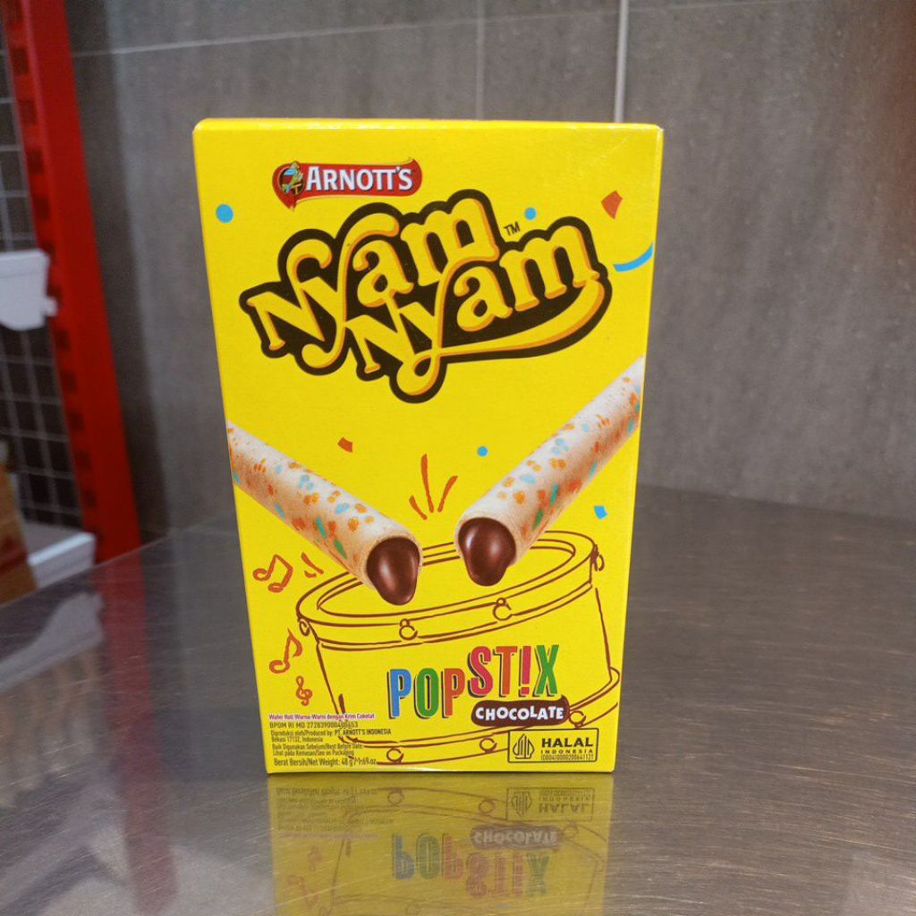 

nyam nyam popstik chocolate arnott's