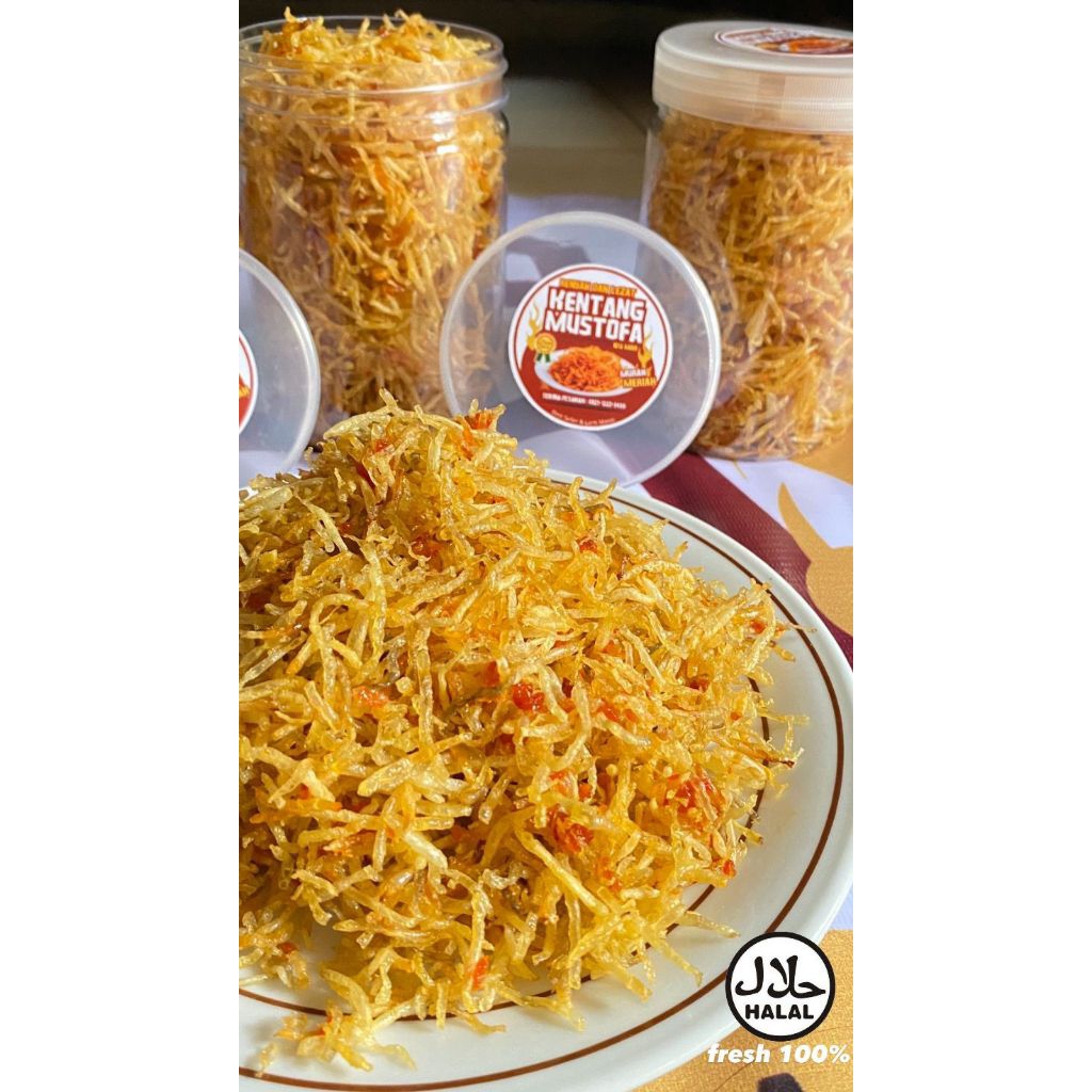 

TERMURAH kentang Mustofa 300g cemilan enak , dibuat dari kentang pilihan