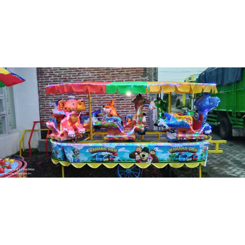 odong odong kereta panggung animal