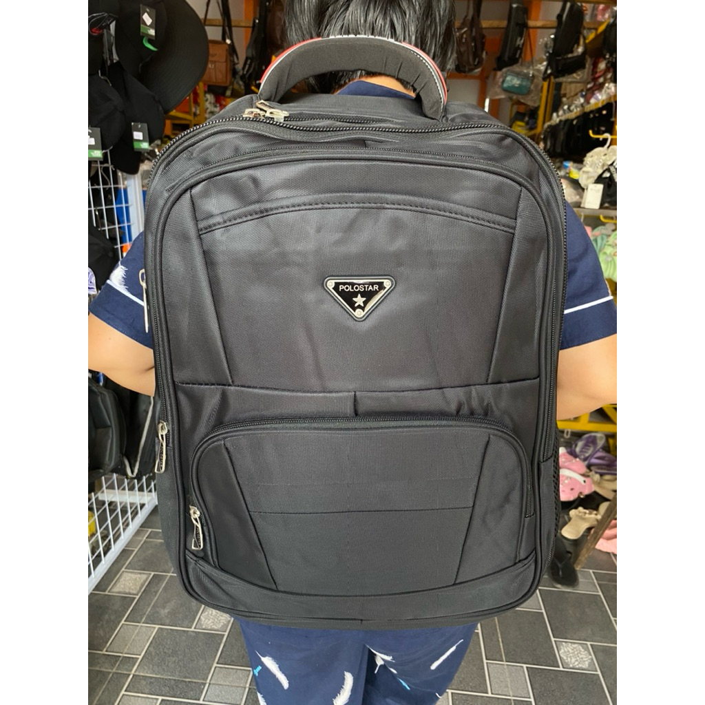 POLO STAR - Tas Pria Ransel Laptop Jumbo Expanding Tas Travel Polo Ransel Mudik Anti Air