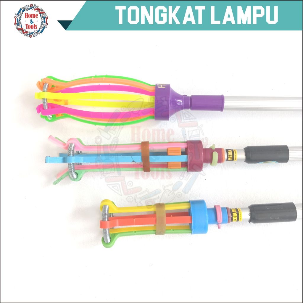TONGKAT PASANG BOHLAM TONGKAT LAMPU BIASA/TONGKAT LAMPU JUMBO/TONGKAT PASANG BOHLAM/ALAT BANTU PASAN