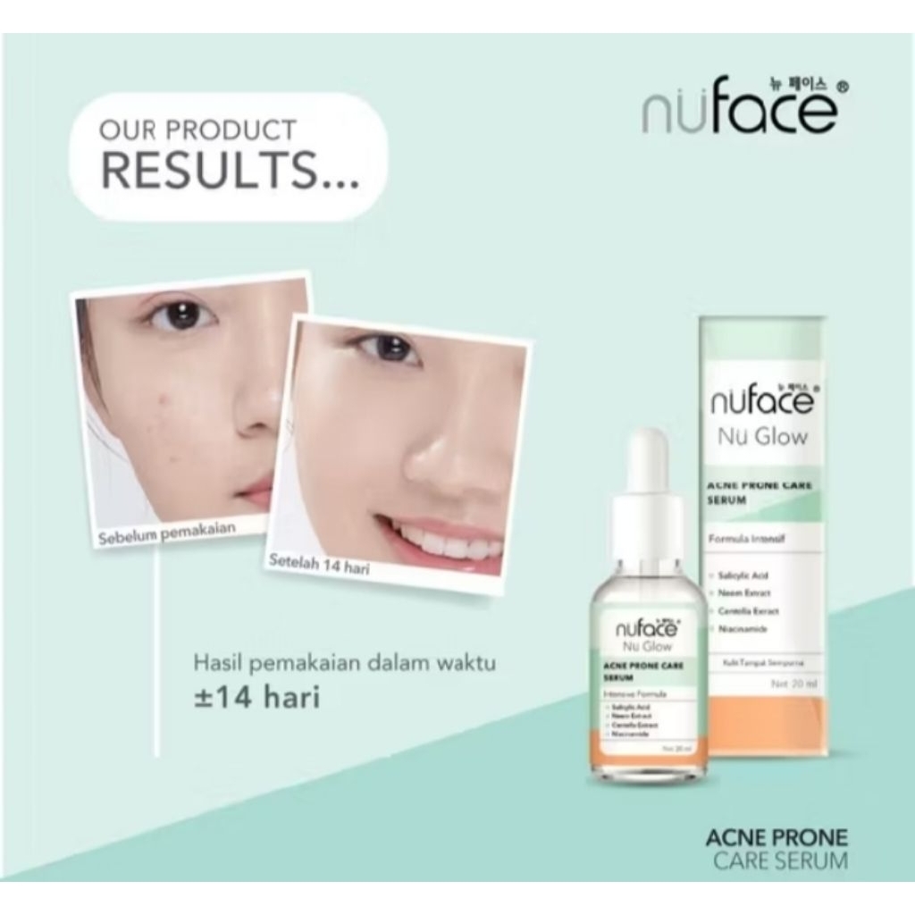 nu face  Nu Glow Serum Acne  dan Bright Skin Serum