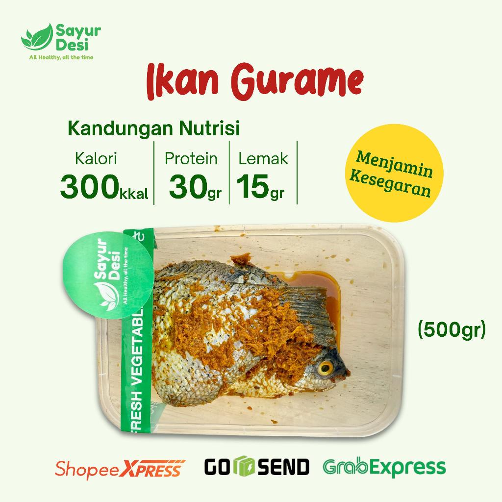 

Ikan Gurame Marinasi 500 Gram Ikan Siap Goreng Sayur Desi