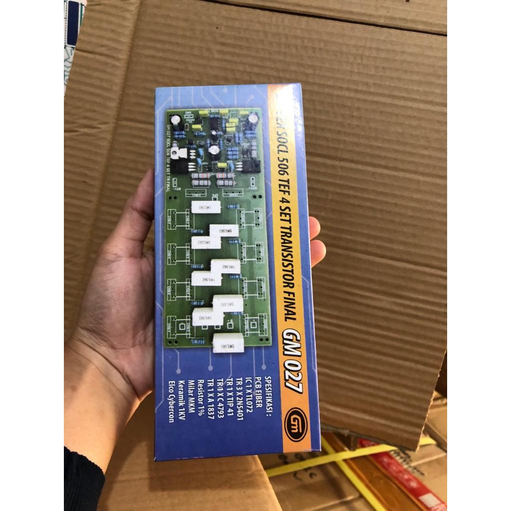 Kit Driver Power ampli SOCL 506 Tef 4set Tr Final