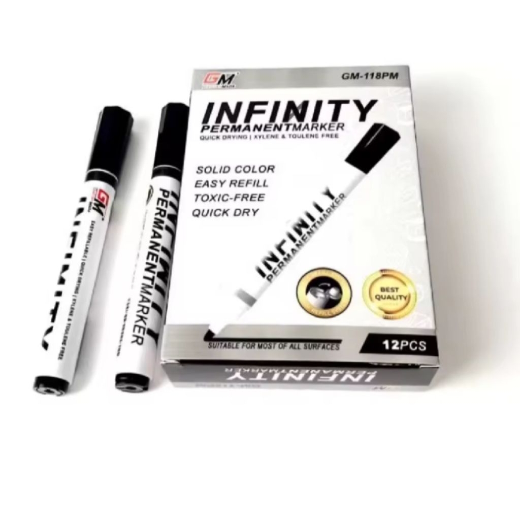

Spidol permanent 1 pak isi 12 pcs - Permanent marker - Alat tulis