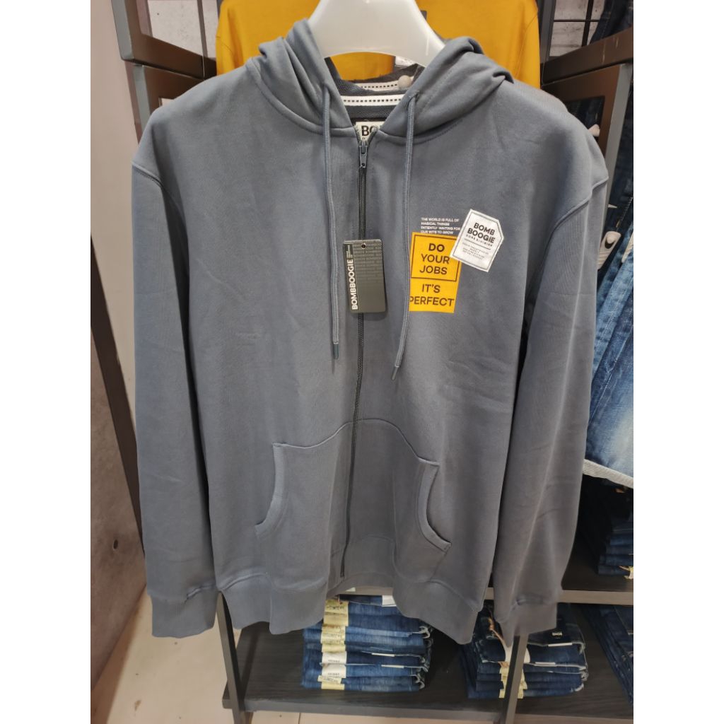 hoodie zhiper bombboogie original 100%