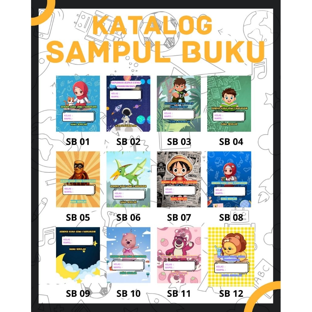 

sampul buku custom