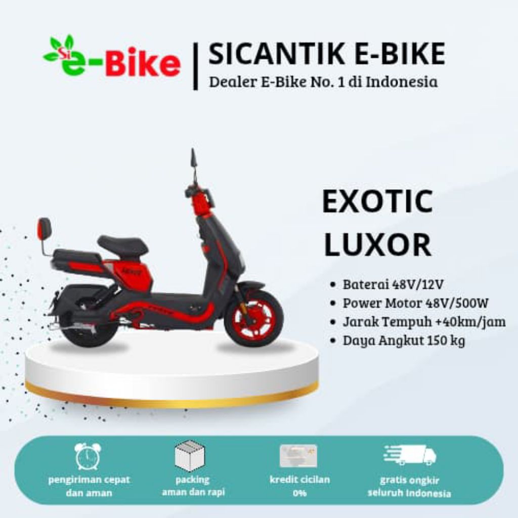 SEPEDAH LISTRIK EXOTIC LUXOR by SiCantik E-Bike