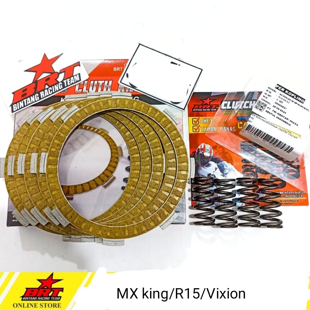 BRT Kampas Kopling Per Kopling MX king, Vixion R15