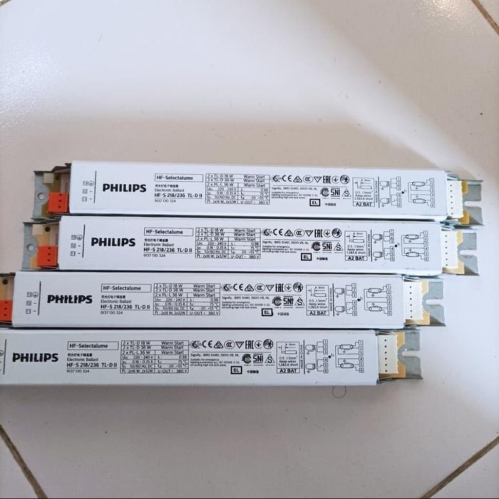 HF-S 2X18/2X36 TL D II PHILLIPS BALLAST / TRAVO 2X36 2X18W