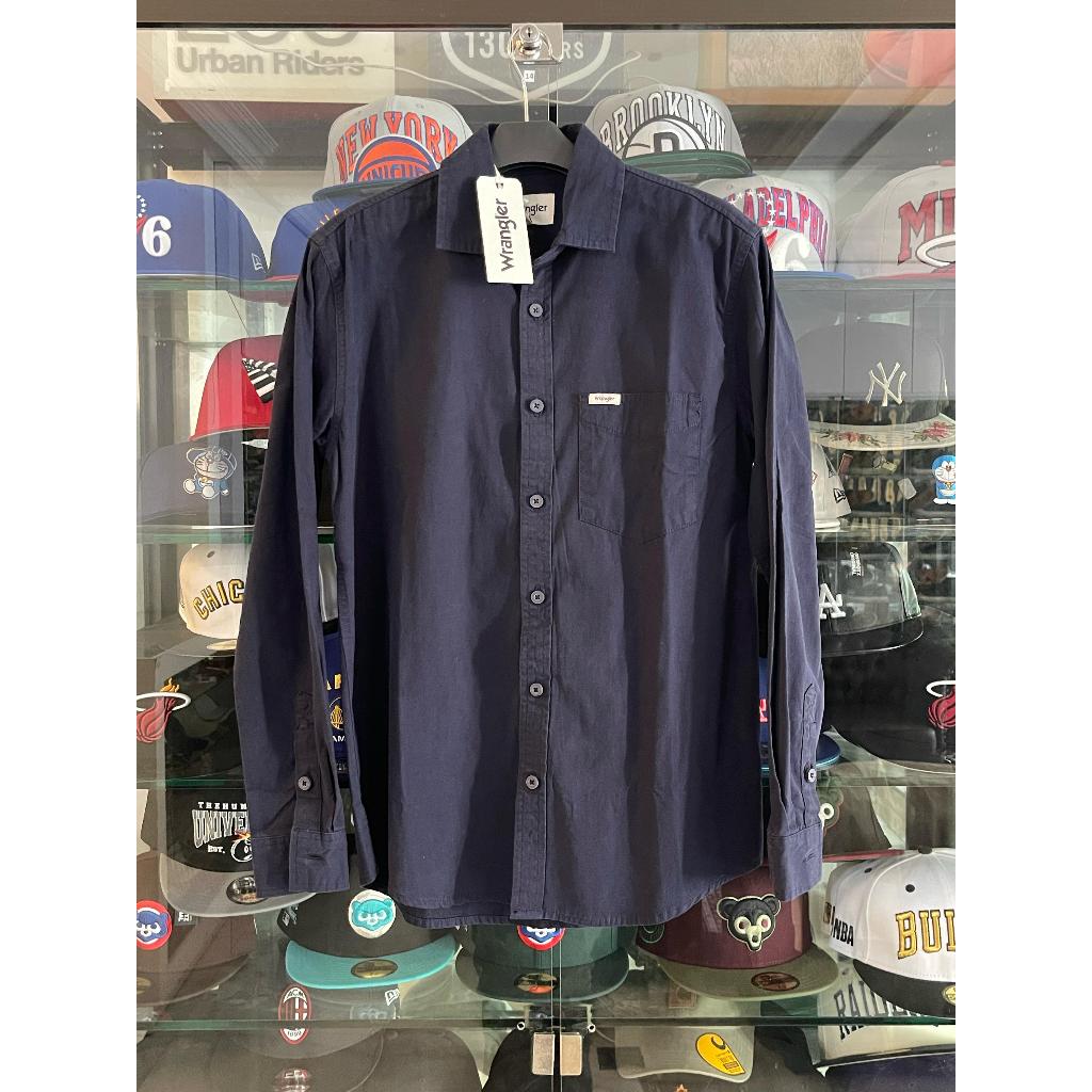 KEMEJA PANJANG WRANGLER NAVY