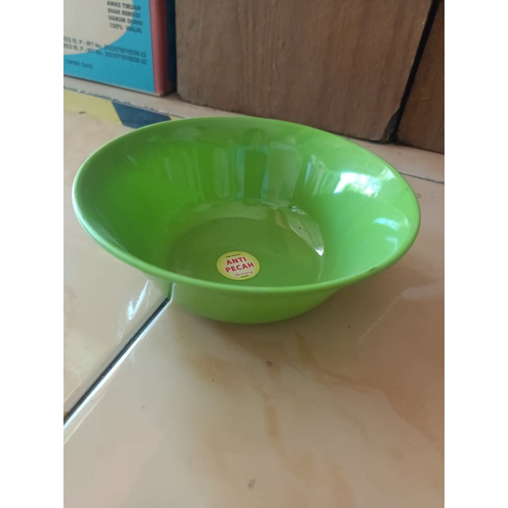 Mangkuk Mika Plastik Hijau