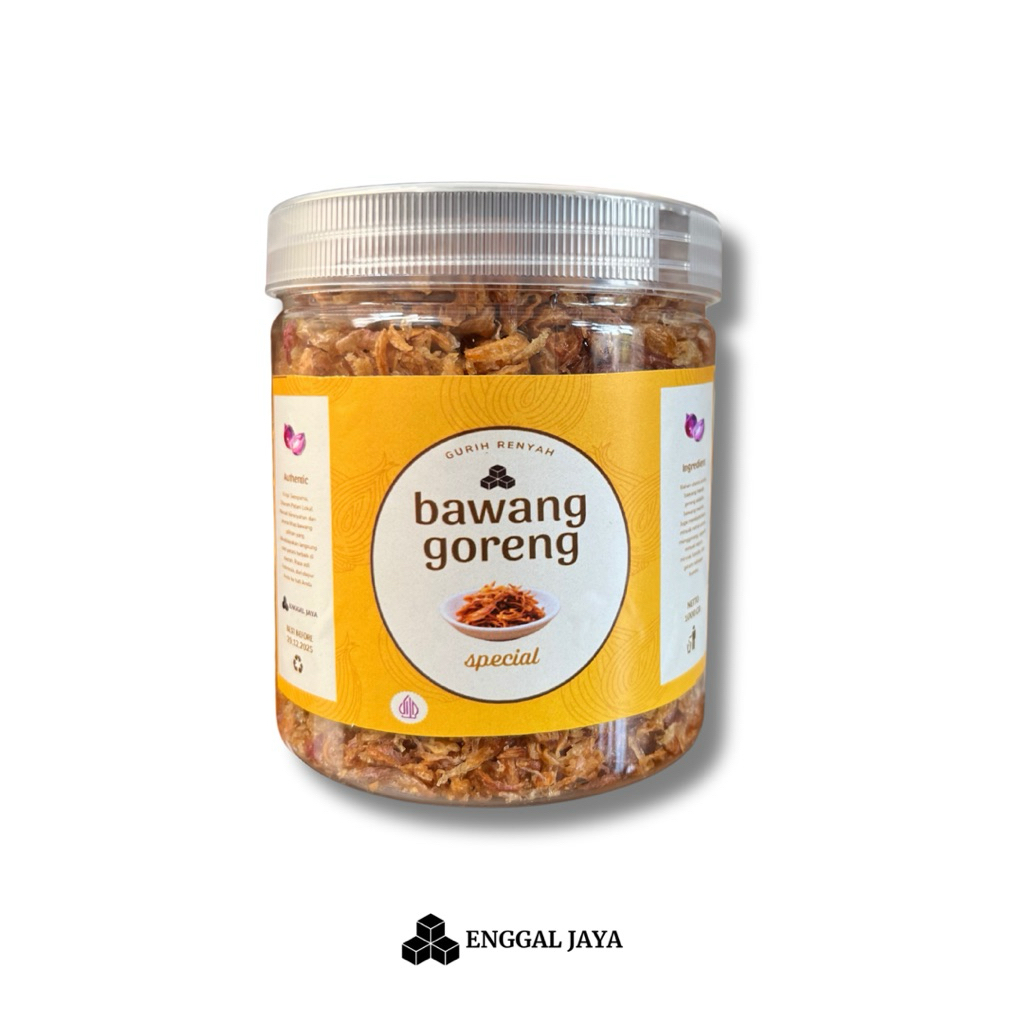 

Bawang Goreng Renyah Spesial / Bawang Goreng Premium Gurih / Bawang Goreng 250 Gram | BAGOR