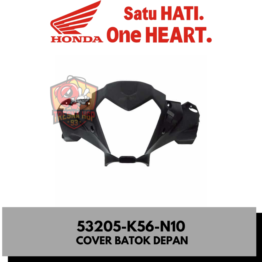 53205-K56-N10 COVER BATOK DEPAN HONDA SUPRA GTR 150 K56 GEN1 ORIGINAL | COVER HANDLE FR 53205K56N10