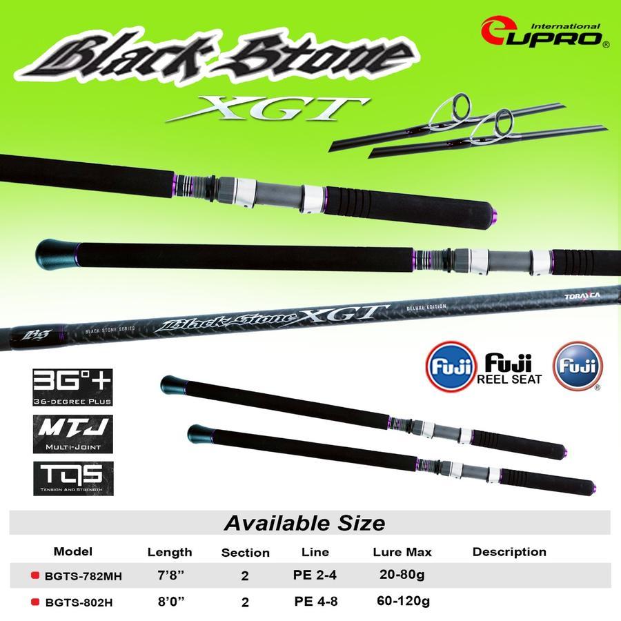EXPERT GRAPHITE BLACK STONE XGT Casting Saltwater Fishing Rod Deluxe Edition