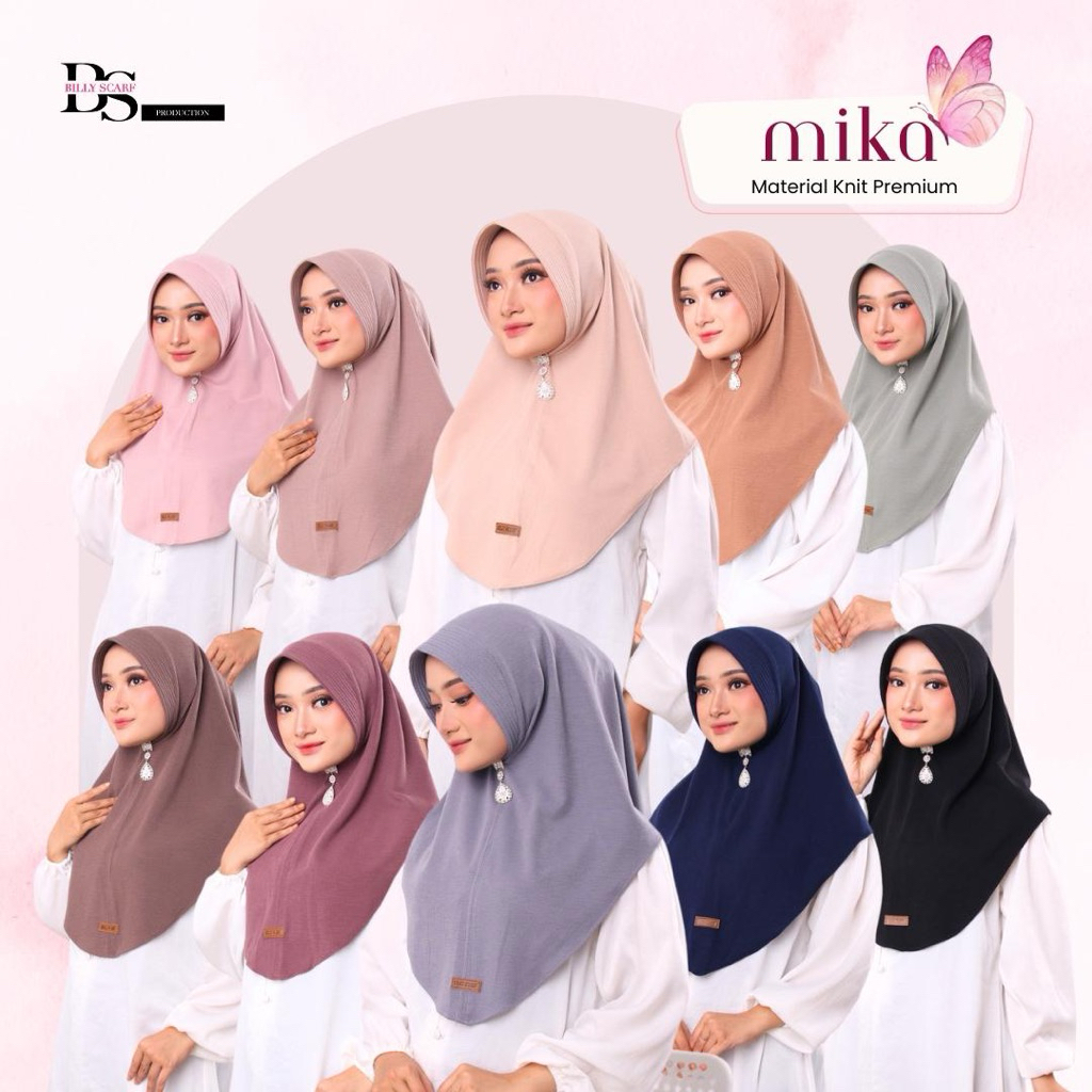 HIJAB BERGO MIKA KNIT PREMIUM by BILLY SCRAF