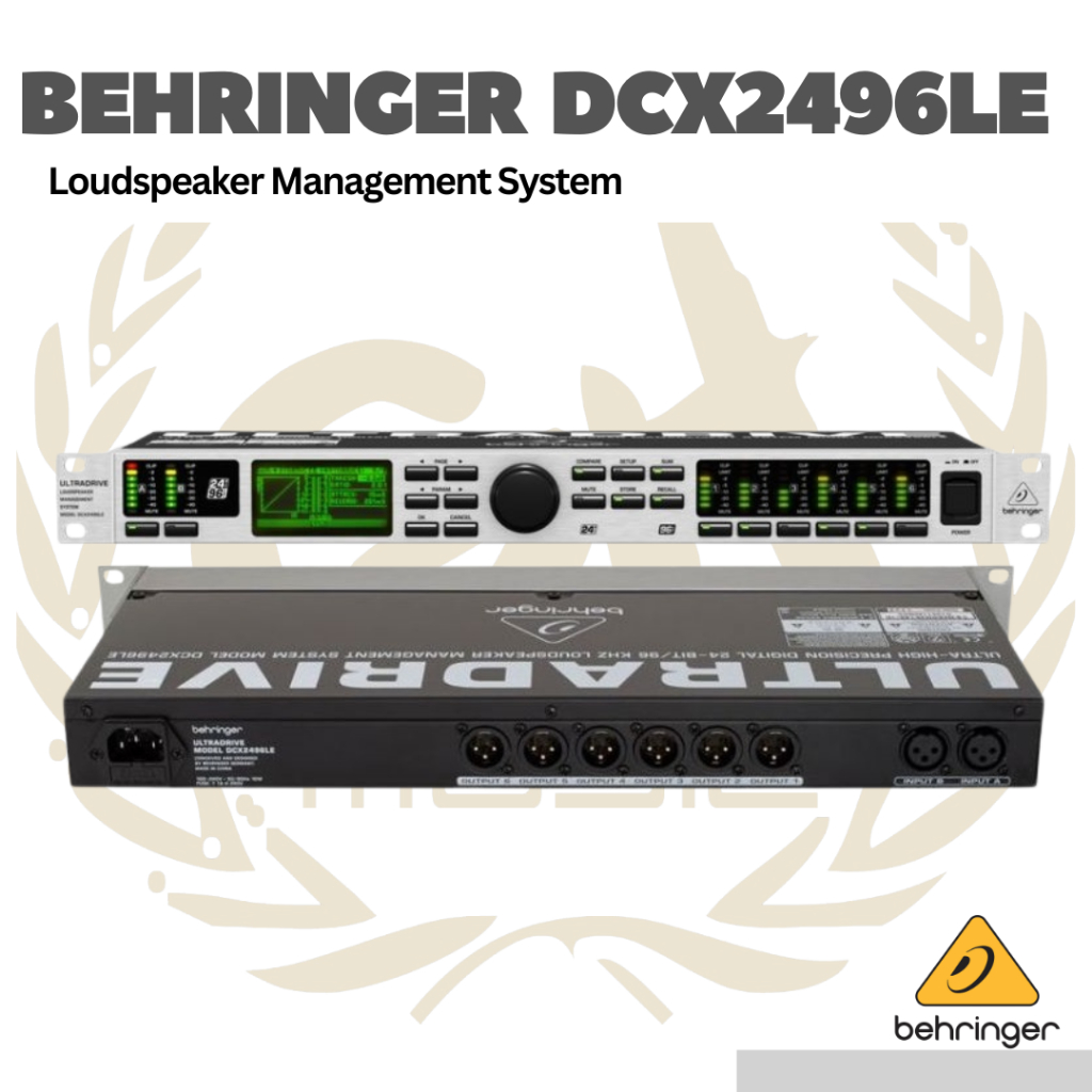 Behringer Ultra-Drive DCX2496LE DLMS Loudspeaker Management System