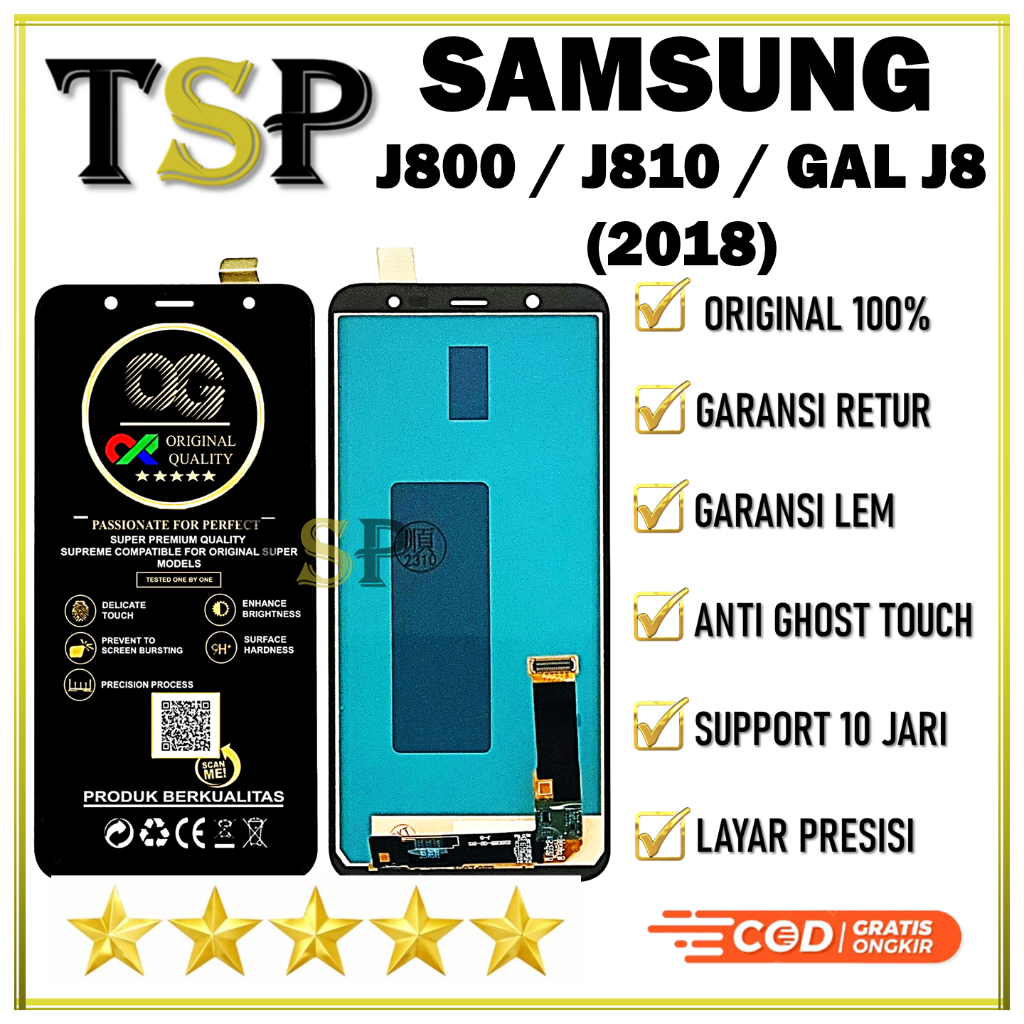 【Original 100%】LCD SAMSUNG J800 / J810 / GAL J8 (2018) LCD ORIGINAL 100%